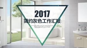 تقرير عمل أزياء vGray قالب ppt