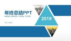 Modèle ppt de résumé de fin d'exercice concis