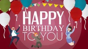 Мультяшный творческий шаблон РРТ тема дня рождения