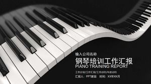 Music training work report ppt template