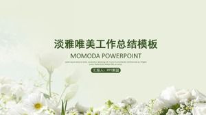 Элегантный и красивый шаблон ppt резюме работы