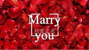 Sebuah template ppt tentang Hari Valentine Barat