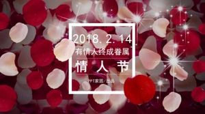 Romantic valentine's day event planning plan ppt template