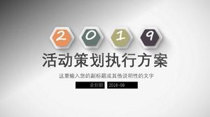 İş mikro üç boyutlu etkinlik planlama planı ppt şablonu