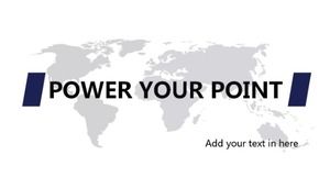 Plantilla ppt de plan de trabajo de estilo europeo y americano simple blanco