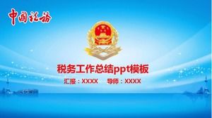 Modello ppt di riepilogo del lavoro fiscale
