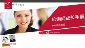 Modello ppt del rapporto di debriefing del trainer