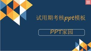 Ocena okresu próbnego ppt template_creative i zwięzły