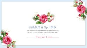 Romantik aşk itirafı ppt şablonu