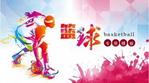 Ppt-Vorlage über Basketball