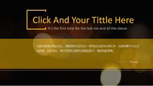 清新时尚系工作总结ppt模板