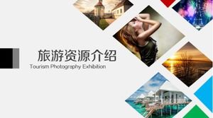 PPT-Vorlage zur Einführung von Tourismusressourcen