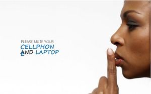 Template ppt industri kecantikan sederhana berwarna putih