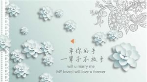 Modèle de scène de mariage ppt