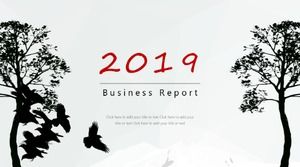 Templat ppt laporan promosi penjualan