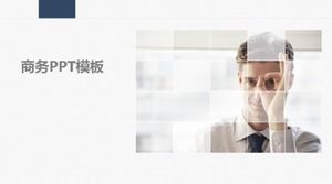 Template ppt bisnis laporan kerja pribadi putih sederhana