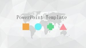 흰색 간단한 개인 작업 요약 PPT 템플릿