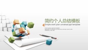 Șablon ppt de raport personal rezumat arhitectură creativă