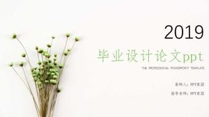 ppt-Vorlage für Abschlussarbeiten für Abschlussarbeiten