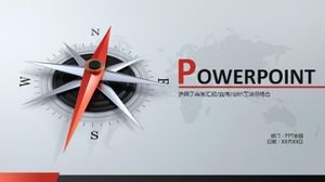 간단한 평면 산업 프로젝트 홍보 ppt 템플릿