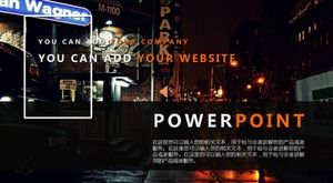 เทมเพลต ppt สรุปการทำงานประจำปีของแผนกธุรกิจสไตล์ยุโรปและอเมริกาสีดำ