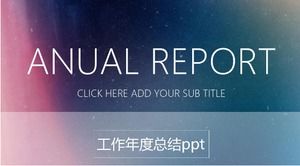 ios style fashion work jährliche Zusammenfassung ppt-Vorlage