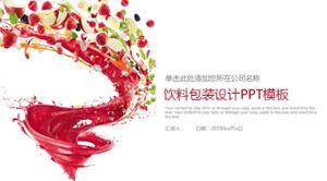 Modello ppt per la progettazione di imballaggi per bevande