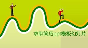 Diapozitive șablon ppt de CV de locuri de muncă