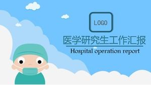 Medical graduate work report ppt template