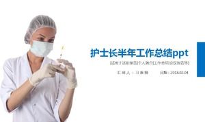 Jefe de enfermería resumen de trabajo de medio año ppt