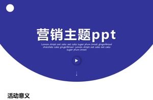 Szablon motywu marketingowego ppt