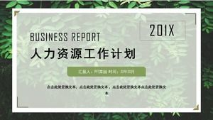 Шаблон п.п. плана работы человеческих ресурсов