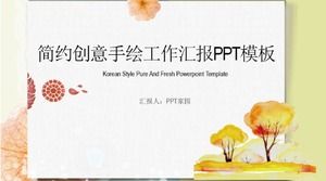 關於工作報告ppt模板