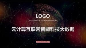 Template PPT Teknologi Internet Gaya IOS Sederhana