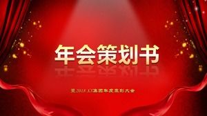 Templat PPT Buku Pertemuan Tahunan