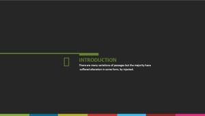 برنامج مشروع إطلاق تقرير قالب PPT