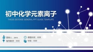 ortaokul kimyasal element iyonu PPT şablonu