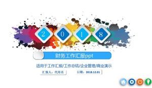 Relatório de Trabalho Financeiro de 2018 PPT