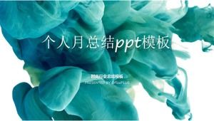 Plantilla ppt de resumen mensual personal