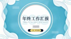 Osobisty roczny szablon podsumowania ppt