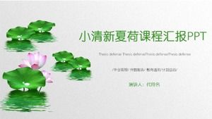 Modello ppt del rapporto sul corso