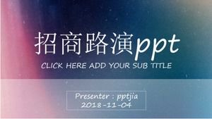 Yatırım roadshow ppt