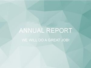 Modèle ppt de rapport de résumé de projet simple et généreux