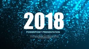 Синий зарубежный исследовательский шаблон п.п.