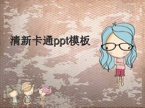 كارتون قالب PPT جديد