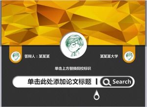 Templat ppt pertahanan tesis kelulusan kimia