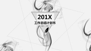 PPT-Vorlage für Arbeitszusammenfassungsplan