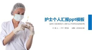 Nurse personal report ppt template