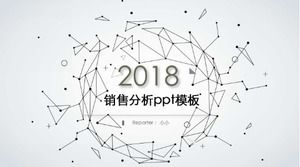 Satış analizi ppt şablonu
