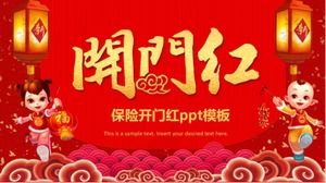 Modèle ppt d'ouverture d'assurance